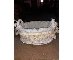 PANERA OVAL CON ASAS FORRO GUATEADO MIMBRE