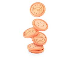 Tescoma Molde para Galletas, Silicona, Blanco Y Morado, 6 Piezas