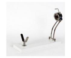 Jamonero Jabugo Plegable Giratorio Roxton Blanco/Niquel Negro Buarfe