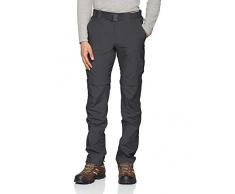 Columbia Silver Ridge II Pantalones de Senderismo Convertible, Hombre, Gris (Grill), W36/L32