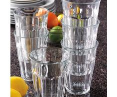 Duralex Picardie - Copas de vidrio de 500ml, sin la marca de llenado, 6 unidades