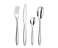 Amefa Modelo Actual CuberterÃ­a 24 Piezas, Acero Inoxidable 2mm de Espesor, con Cuchillo chuletero