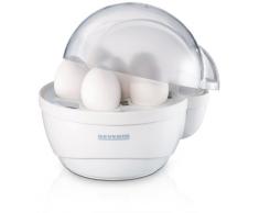 SEVERIN EK 3050 Cuecehuevos incluye vaso de medida con punzón para huevos, 6 huevos, señal de aviso, blanco