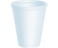 Vasos desechables, 200 ml, 1000 unidades, color blanco