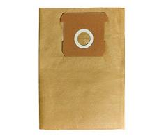 Einhell 2351159 - Pack de 5 bolsas de aspiradora, 12 l, color marrón