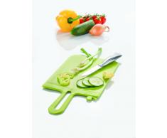 Koziol Snap S - Tabla de Cocina Plegable, para Cortar Alimentos, 33,7 x 16,6 x 5 cm, Color Frambuesa sólido