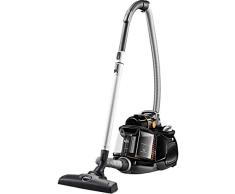AEG LX7-2-EB-P Aspiradora de Trineo Sin Bolsa, Gran Filtración,Depósito de 1.4L, Fácil Vaciado,Radio de acción de 9 m,72dB de Ruido,Cepillo Suelos Duros, Parquet, 750 W,Negro