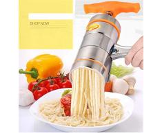 MUUZONING Máquina para Hacer Pasta Fresca Prensador Acero Inoxidable Noodle Maker Vegetal Puré de Papas Fruta Exprimidor Prensa Fideos de Máquina Herramienta de Cocina (6 x Molde) #2
