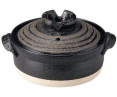 Uno para la l?nea de esmalte negro 27-13981 Banko ware olla de barro IH No. 6 (Jap?n importaci?n / El paquete y el manual est?n escritos en japon?s)