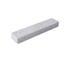 Nobran - Limpiador de ladrillos de espuma de vidrio para barbacoa, gris, 15x3.5x2.5cm/5.9x1.4x1