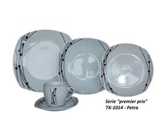 Topkapi Premier Prix Serie – 30 piezas Porcelana Vajilla Petra TK de 1014, para 6 personas