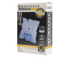 Rowenta Wonderbag Original WB406120 - Pack de 5 bolsas para aspiradora, universal, capacidad 3 l, máx. filtración al 96 % de partículas