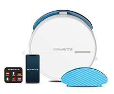 Rowenta Explorer Serie 60 Allergy Care Connect RR7447 robot aspirador con mopa, aspira, barre, pasa la mopa, friega, mapeo permanente personalizado, conectividad WiFi, compatible con asistentes de voz