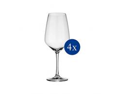 vivo by Villeroy & Boch Group - Voice Basic Juego de vasos de vino tinto, 4 piezas, 497 ml, cristal, transparente, apto para lavavajillas