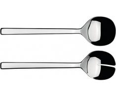 Alessi REB09/14 - Cubiertos para Ensalada (Acero Inoxidable 18/10), Color Brillante