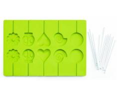 Ibili 754900 - Molde piruletas 100% silicona + 24 palitos