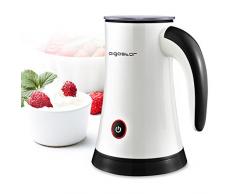 Aigostar MissPuff 30KDF - Espumador leche eléctrico, 3 modos espumo frío/caliente y calentar, 450W, 200 ml, Calentador y Espumado para café, cappuccino, latte. Libre de BPA. Diseño exclusivo.