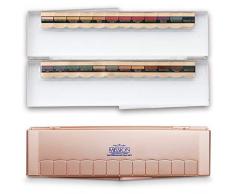 crushon @ Misión Clase de Oro sartenes Acuarela Paleta De Colores Con 24 piezas + regalo de agua (by crushon