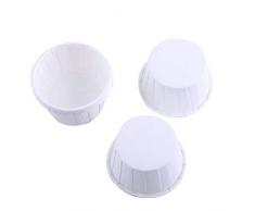 100 Piezas, adecuados para cupcakes de tamaño pequeño, cupcakes, papel de envoltura de cupcake, tazas de soporte para cupcakes, moldes para muffins, cajas de moldes de colores para cupcakes