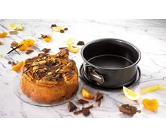 Dr. Oetker 2580 - Molde Horno Redondo Desmontable 1 fondo antiadherente 18x6,5cm., en negro