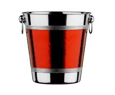 Premier Housewares Cubo Enfriador, Acero Inoxidable, Red, Centimeters