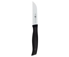 Zwilling Twin Grip - Cuchillo verdura, Hoja endurecida al frÃ­o Friodur, Acero Inoxidable, Mango sintÃ©tico, 80 milÃ­metros, Color Negro