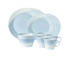 Royal Doulton - Vajilla de 16 Piezas, Color Azul