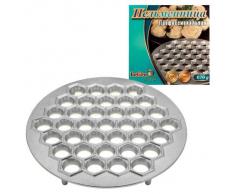 Pelmenniza - Cortador de masa (670 g, aluminio), diseño de círculos