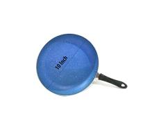 Sartén de aluminio antiadherente pequeña con mango de baquelita, sartén abierta, sartén para tortilla, sartén india, sartén honda, mini wok (260 mm)