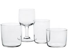 Alessi Glass Family Jasper Morrison - Copas de vino (4 unidades, 0,2 litros)
