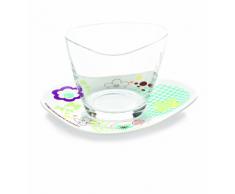 Ritzenhoff vaso de postre Dolce Vita, con plato, diseño 2013, Kathrin Stockebrand, 2960008