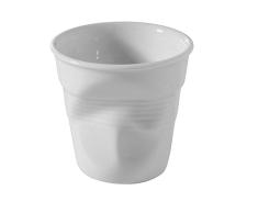 Revol Froissés Color blanco 1pieza(s) taza y tazón - Taza/vaso (Solo, 0,08 L, Color blanco, Porcelana, 1 pieza(s), 60 mm)