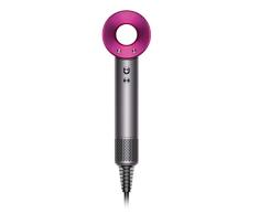 secador de pelo Dyson Supersonic, color metal y Fucsia, HD01, set de regalo