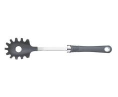 Kitchencraft profesional Nylon servidor de pasta/cuchara para espaguetis (con mango de agarre suave, nailon, Silver/Grey, 34.4 x 6.3 x 3.8 cm