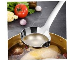 TOPCOMWW Colador Creativo Cuchara Salsa de Aceite Sopa Accesorios de Cocina Herramientas de Cocina Filtro desengrasante Cuchara de Grasa Suministros de Cocina