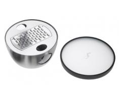 Lurch 220272 - Rallador de queso parmesano con tapa de acero inoxidable