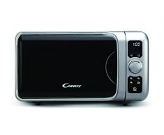 Candy EGO-G25DCS - Microondas con grill, 25 L, 900 W / 1000 W, 6 programas automáticos, color silver