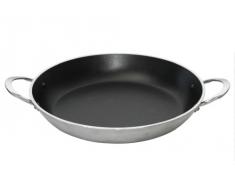 De Buyer Sartén tipo paella antiadherente (asas de acero inoxidable)