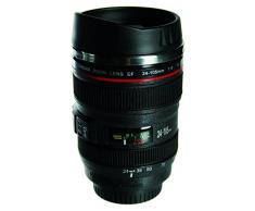 Out of the blue Taza de plÃ¡stico y Acero Inoxidable, diseÃ±o Lente de cÃ¡mara