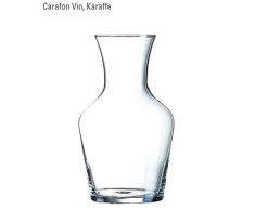 Jarra-Decantador para vino, agua de bebidas Arcoroc Carafon Vin 100cl 1 Lt () 3 unidades