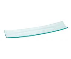 INNA-Glas Cuenco Decorativo de Cristal Jerry, Transparente, 30,5x7,5cm - Plato para Servir - Bandeja Decorativa