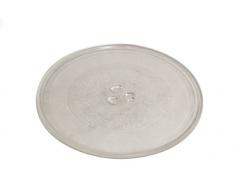 Paxanpax PSA003 - Plato giratorio de cristal para microondas con 3 fijadores, 255 mm