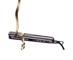 IMETEC Bellissima B9 300 - Plancha profesional para cabello, cerámica 230º C, placas basculantes, color gris