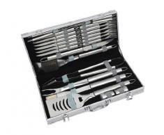 Landmann - Utensilios de acero inoxidable para barbacoa (47 cm)