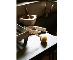 Ideal Eco Tessa Cepillo Para Fregar la Vajilla, Diseño de Tampico, Madera, Natural, 7 x 7 x 27 cm