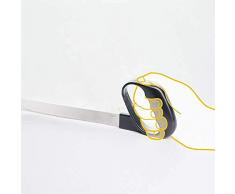 Mobiclinic, Cuchillo rebanador, Acero inoxidable, Negro