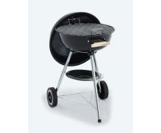 Landmann 042366 - Barbacoa con ruedas (aprox. 44 cm), color negro esmaltado