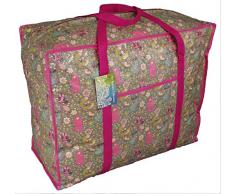 Bolsa de almacenamiento de gran tamaño para el lavado, almacenamiento de juguete, bolsa de lavandería. Animales del bosque modelo