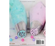 Cuaderno de Recetas en Blanco: Mi Libro de Cocina, Mis Comidas y Postres, Boquillas de Pastelería Rosa y Amarillo