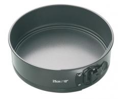 Kitchen Craft Master Class Molde Tarta Redondo Desmontable, Acero, Negro, 7 cm